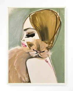 Clearance Urban Cotton Wandkleed Lily Rose Depp X Pumpkin in maat en frame naar keuze