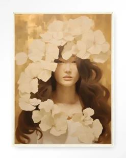 New Urban Cotton Wandkleed Lola in maat en frame naar keuze