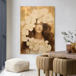 New Urban Cotton Wandkleed Lola in maat en frame naar keuze