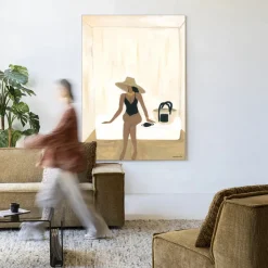 Best Urban Cotton Wandkleed Luxuriate Regardless in maat en frame naar keuze