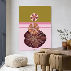 Urban Cotton Wandkleed Marinus 3 in maat en frame naar keuze