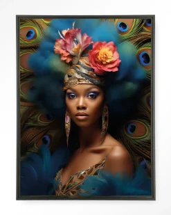 New Urban Cotton Wandkleed Maua in maat en frame naar keuze