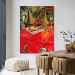 Hot Urban Cotton Wandkleed Meranda in maat en frame naar keuze