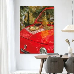 Hot Urban Cotton Wandkleed Meranda in maat en frame naar keuze