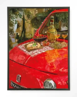 Hot Urban Cotton Wandkleed Meranda in maat en frame naar keuze