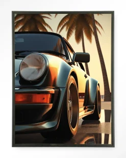 Sale Urban Cotton Wandkleed Miami Style in maat en frame naar keuze