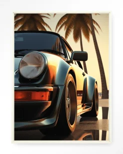 Sale Urban Cotton Wandkleed Miami Style in maat en frame naar keuze