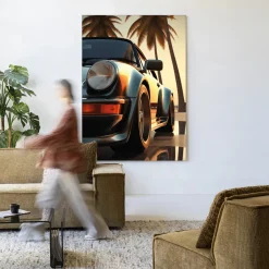 Sale Urban Cotton Wandkleed Miami Style in maat en frame naar keuze