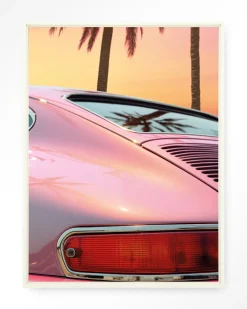 Discount Urban Cotton Wandkleed Miami Vice in maat en frame naar keuze