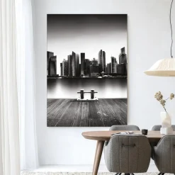 Discount Urban Cotton Wandkleed Momentarily Silent in maat en frame naar keuze