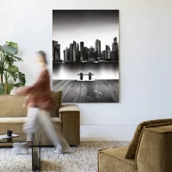 Discount Urban Cotton Wandkleed Momentarily Silent in maat en frame naar keuze