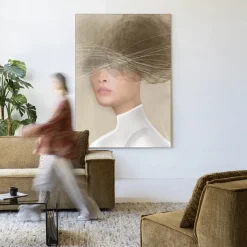 Discount Urban Cotton Wandkleed Mood Cloud in maat en frame naar keuze