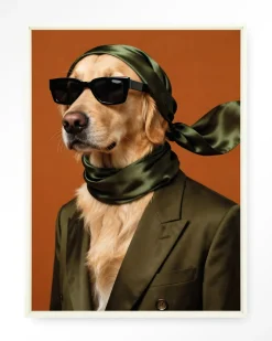 Hot Urban Cotton Wandkleed Murph in maat en frame naar keuze