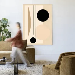 New Urban Cotton Wandkleed Nagoya in maat en frame naar keuze