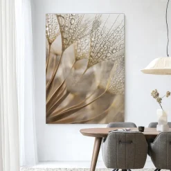 Outlet Urban Cotton Wandkleed Natuurlijke Abstractie in maat en frame naar keuze