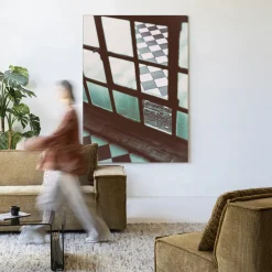 Best Urban Cotton Wandkleed No Squaring @ My Door in maat en frame naar keuze