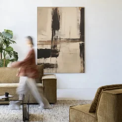 Hot Urban Cotton Wandkleed Noire in maat en frame naar keuze