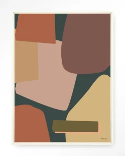 Clearance Urban Cotton Wandkleed Nuance in maat en frame naar keuze