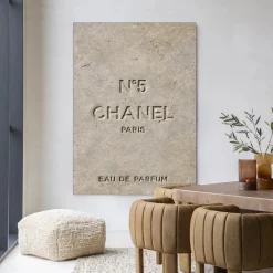 Hot Urban Cotton Wandkleed Number 5 in maat en frame naar keuze