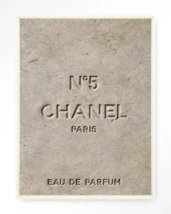 Hot Urban Cotton Wandkleed Number 5 in maat en frame naar keuze