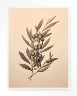 Online Urban Cotton Wandkleed Oliva in maat en frame naar keuze