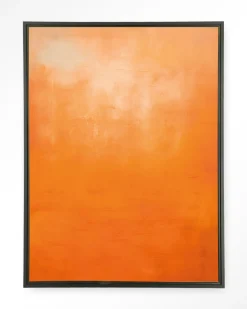 Sale Urban Cotton Wandkleed Orange in maat en frame naar keuze