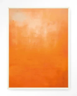 Sale Urban Cotton Wandkleed Orange in maat en frame naar keuze