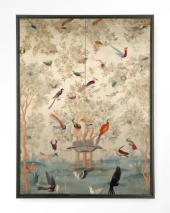 Hot Urban Cotton Wandkleed Oriental Day in maat en frame naar keuze