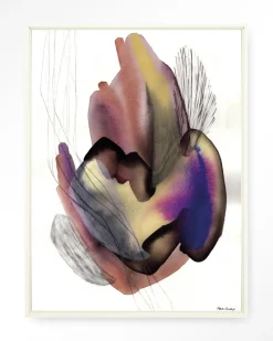 Online Urban Cotton Wandkleed Oyster in maat en frame naar keuze