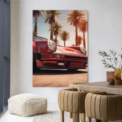 Discount Urban Cotton Wandkleed Palm Springs in maat en frame naar keuze