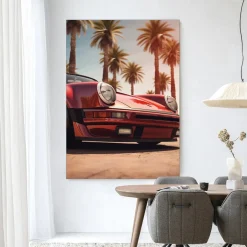 Discount Urban Cotton Wandkleed Palm Springs in maat en frame naar keuze