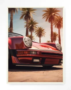 Discount Urban Cotton Wandkleed Palm Springs in maat en frame naar keuze