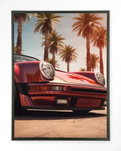 Discount Urban Cotton Wandkleed Palm Springs in maat en frame naar keuze