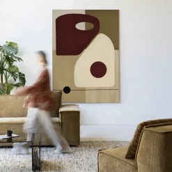 Urban Cotton Wandkleed Polished in maat en frame naar keuze