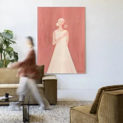 Clearance Urban Cotton Wandkleed Polly in maat en frame naar keuze