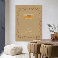 Hot Urban Cotton Wandkleed Poma in maat en frame naar keuze