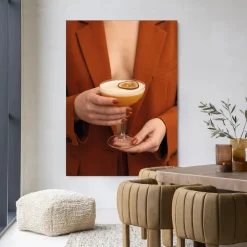 Sale Urban Cotton Wandkleed Pornstar Martini in maat en frame naar keuze