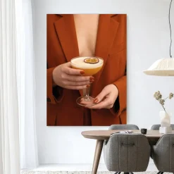 Sale Urban Cotton Wandkleed Pornstar Martini in maat en frame naar keuze
