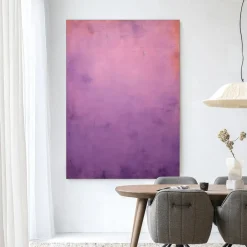 Discount Urban Cotton Wandkleed Purple in maat en frame naar keuze
