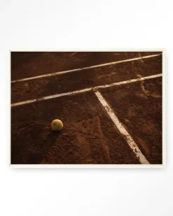 Urban Cotton Wandkleed Quiet Court in maat en frame naar keuze