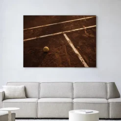 Urban Cotton Wandkleed Quiet Court in maat en frame naar keuze