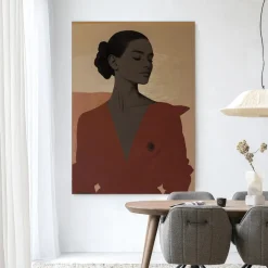 Discount Urban Cotton Wandkleed Raisa in maat en frame naar keuze