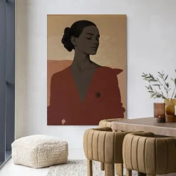 Discount Urban Cotton Wandkleed Raisa in maat en frame naar keuze