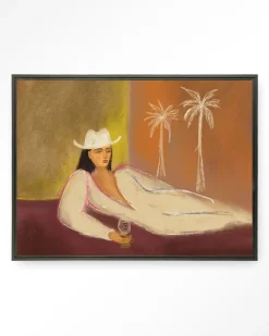 Hot Urban Cotton Wandkleed Relaxing Day in maat en frame naar keuze