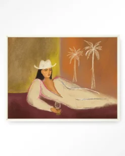 Hot Urban Cotton Wandkleed Relaxing Day in maat en frame naar keuze