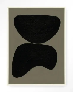 Hot Urban Cotton Wandkleed Rock Balance in maat en frame naar keuze