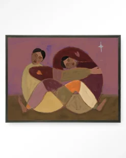 Clearance Urban Cotton Wandkleed Rolling Sisters in maat en frame naar keuze