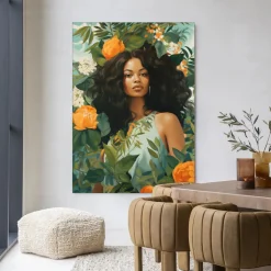 Hot Urban Cotton Wandkleed Rosita in maat en frame naar keuze