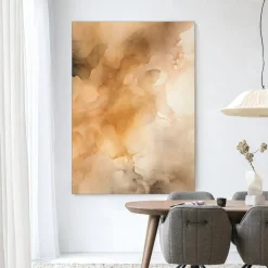 Hot Urban Cotton Wandkleed Rusty Clouds in maat en frame naar keuze