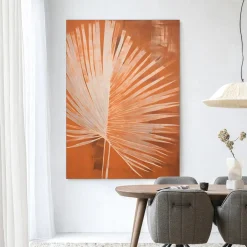 Discount Urban Cotton Wandkleed Rusty Palm in maat en frame naar keuze